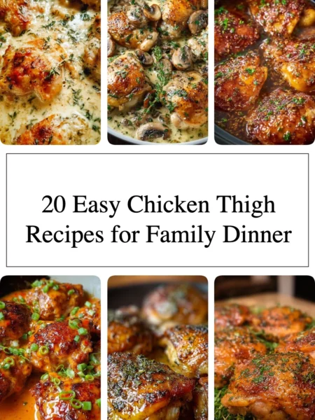 Delicious chicken thigh recipes for family dinner