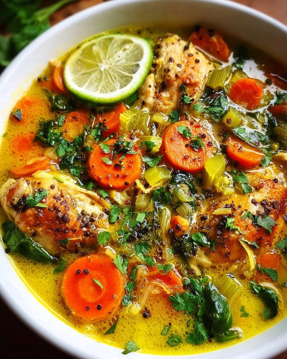 Anti Inflammatory Turmeric Chicken Soup