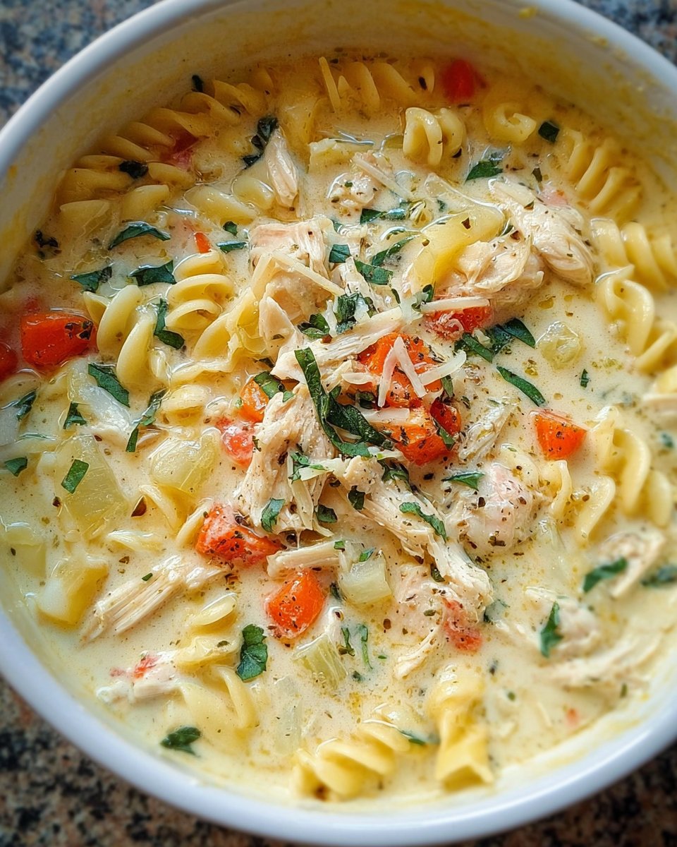 Easy Creamy Chicken Soup