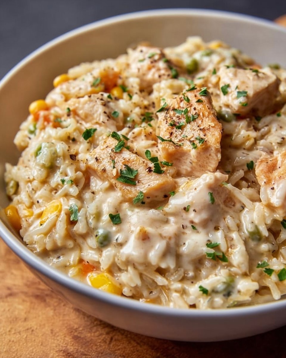 Instant Pot Creamy Chicken and Rice