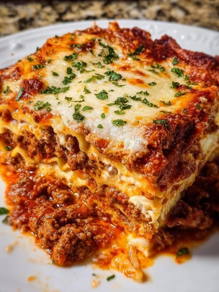 Delicious plate of quick and easy classic lasagna recipes