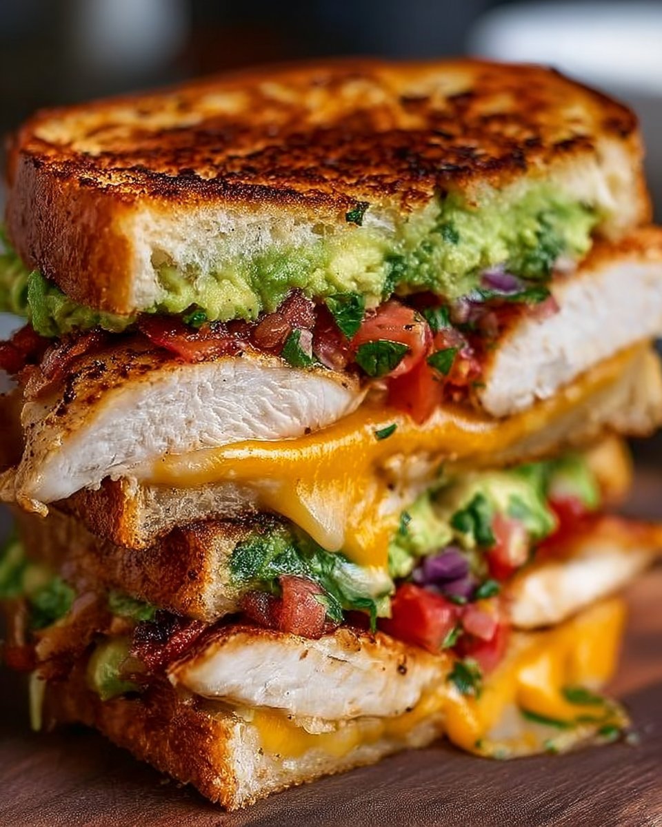 Chicken Avocado Melt Sandwich