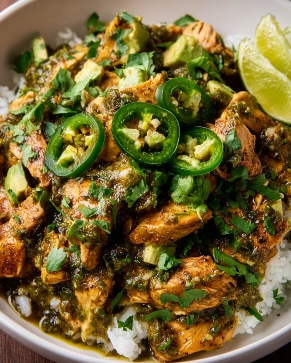 Easy Salsa Verde Chicken (Instant Pot & Slow Cooker)