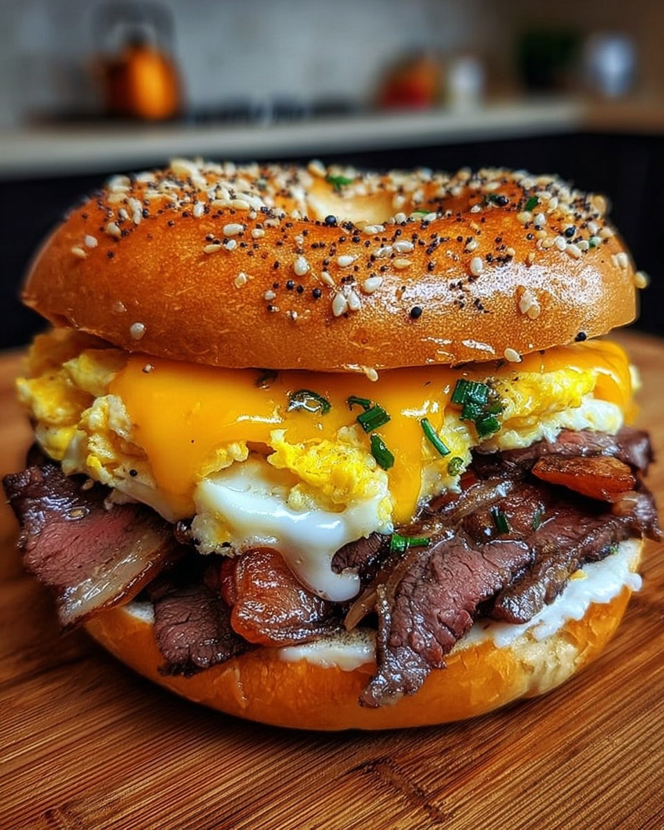 Steak Egg Cheese Bagel: The Perfect Breakfast Sandwich