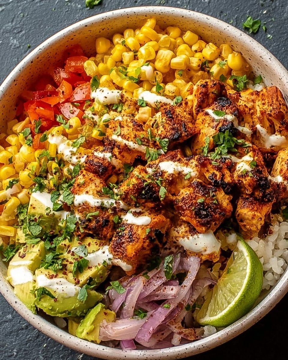 Tasty Street Corn Chicken Bowl For The Weeknights