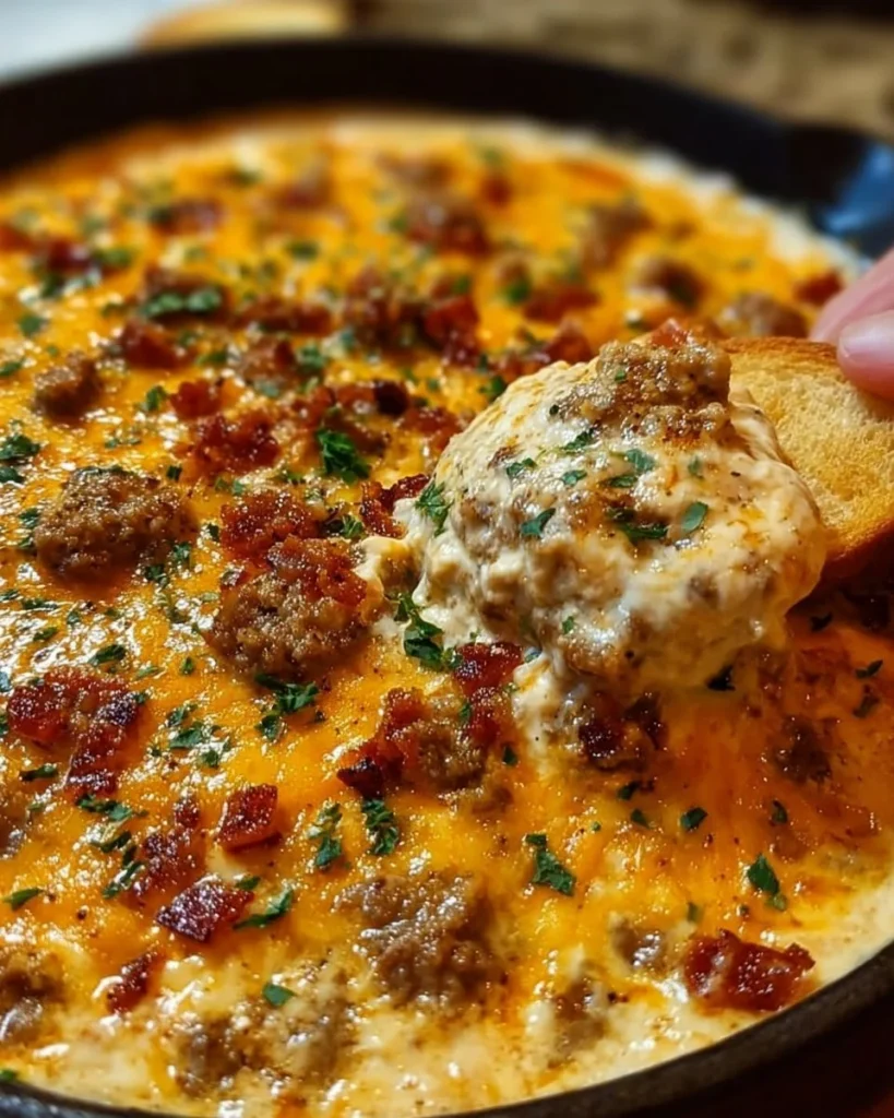 Delicious Cheesy Dip in a Crock Pot - Hissy Fit Dip Recipe