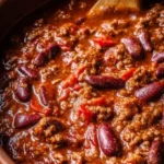 Delicious bowl of chili con carne with toppings, inspired by Gordon Ramsay's recipe.