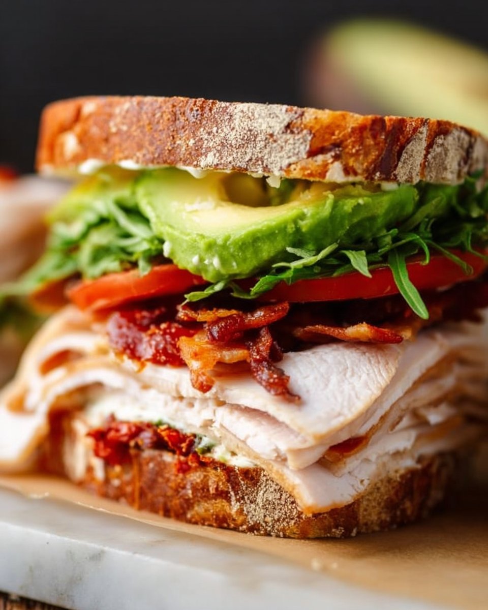 Easy Turkey Club Sandwich