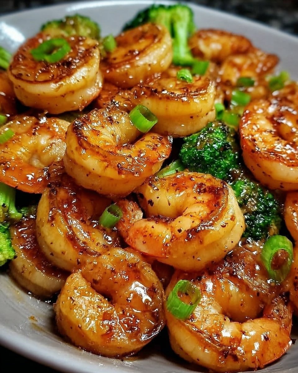 High-Protein Honey Garlic Shrimp