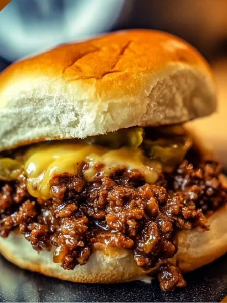 Steakhouse-style Sloppy Joes served with fresh toppings